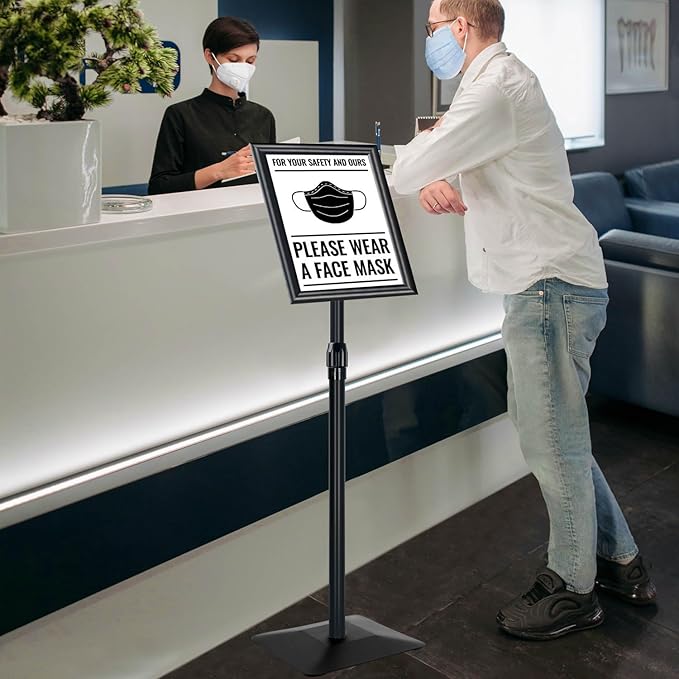 Golemas Adjustable Sign Stand for Display, - Image 8