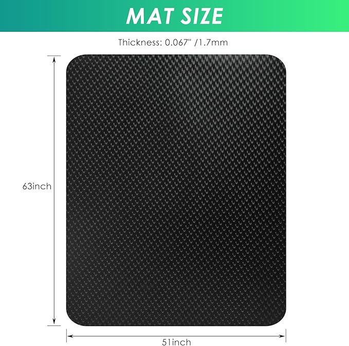 Vicwe Gaming Chair Mat for Hard Floor, Anti-Slip Hard Floor Protector Rolling - Image 8
