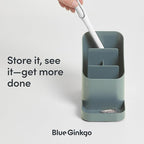 BLUE GINKGO Desk Holder – Korean-Made Office Organizer - Image 4