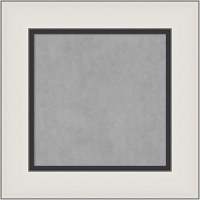 Amanti Art Silver Framed Magnetic Board 18x18 X-Small Vision Board by AmantiArt