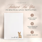 Personalized Stationery Dog Themed Note Pads, Choose from 85 Breeds Dog - Image 2