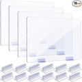 Weysat 12 Pcs Counter Desk Acrylic Panels Holder and 4 Pcs Acrylic Desk Divider by Weysat
