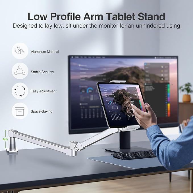 elitehood 28-inch Long Arm iPad Mount - Image 2