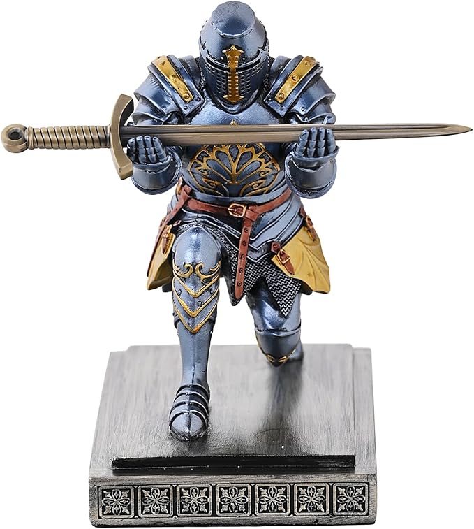 NCQIXIAO Templar Vanguard Soldier Pen Holder Pencil Stand Desk Organizers and - Image 2
