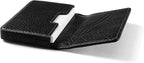 Leatherology Premium Ebony Business Card Case, Magnetic Closure ID Holder - Image 2