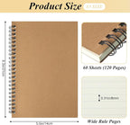 Leelosp 12 Pack Small Spiral Notebook A5 Lined College Ruled Spiral Journal - Image 3