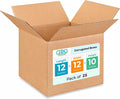 Medium Moving & Shipping Boxes 12"L x 12"W x 10"H