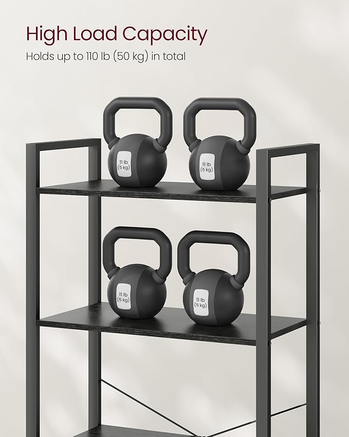 VASAGLE 5-Tier Bookshelf, Bookcase - Image 7