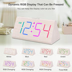 DreamSky Wooden Digital Alarm Clock - Image 3