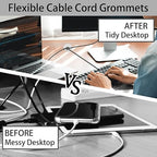 1.5 Inch Desk Grommet, 13 Pieces Cable Grommet, Desk Hole Cover - Image 6