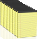Legal Pads 8.5 x 11 College Ruled, 12 Pack Yellow Legal Note Pads 8.5 x 11 by Unknown