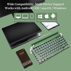 Adventurers Retro Typewriter-Style Mechanical Keyboard, 83 Keys, 75% Compact - Image 5