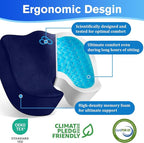 CushyOasis Seat Cushion, Gel Chair Cushions, Office Chair Cushions, Anti-Slip - Image 3