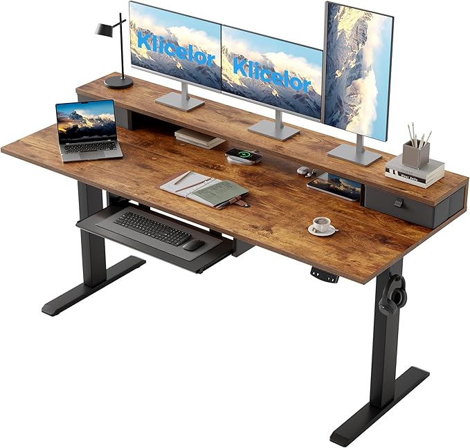 Klicelor 63 Inch Electric Standing Desk by Unknown