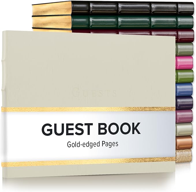 Gallery Leather Guest Book by GalleryLeather