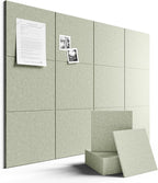 Fluxynara Large Felt Bulletin Board 48" x 36" Cork Board Alternative-12 Pack by FLUXYNARA