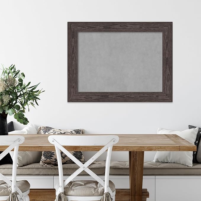 Amanti Art Black Framed Magnetic Board 26x34 Medium Vision Board - Image 5