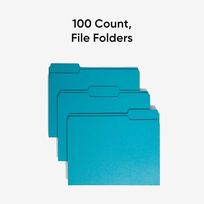 Smead Standard File Folders, 1/3-Cut Tabs, Letter Size - Image 3