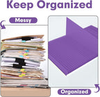 Two Pocket Folders, PANDRI 30 Pack 2 Pocket Folders, Letter Size Paper File - Image 3