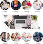 QIYI Large Mouse Pad, PU Leather Desk Blotter Protector, Waterproof Computer - Image 7