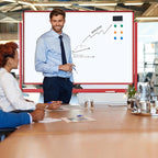 TSJ OFFICE Large Rolling Whiteboard - Image 8