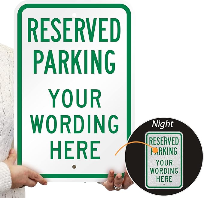 SmartSign Custom Reserved Parking Sign - Image 8