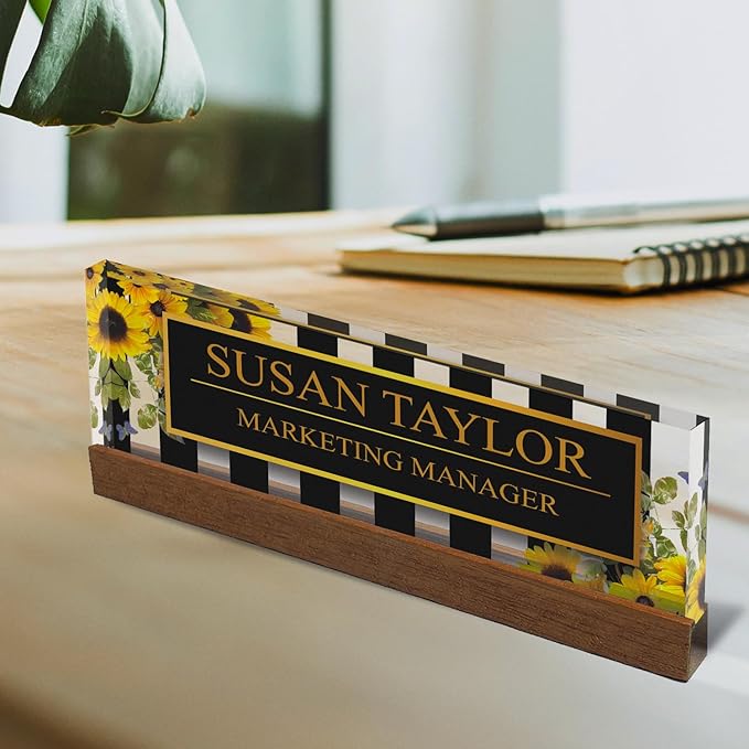 Artblox Office Personalized Name Plate - Image 2