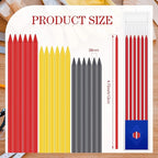 Spakon 60 Pcs 2.8mm Lead Refill Carpenter Construction Pencils Marker Lead - Image 3
