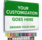 Custom Outdoor Metal Sign by SpeedyOrders