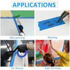 Oleitodh 12 Rolls Blue Painters Tape Bulk 2 inch x 660 Yards, Painters Masking - Image 7