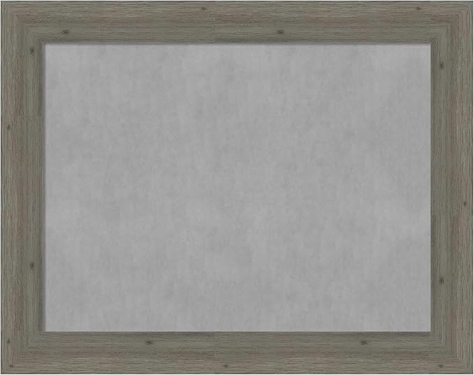 Amanti Art Grey Framed Magnetic Board 23x29 Medium Vision Board by AmantiArt
