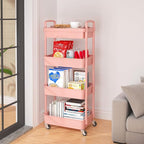 Calmootey 4-Tier Rolling Utility Cart - Image 4