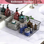 HDYOUDO Metal Black Large Wire Basket Food Storage Organizer, pantry organizers - Image 7