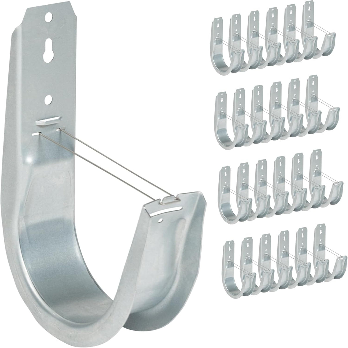 ICC 4-Inch Wall Mount J-Hook – 25-Pack, Cable Support Hooks