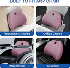 Skechers Lumbar Support Pillow for Office Chair, Memory Foam Lumbar Pillow - Image 6