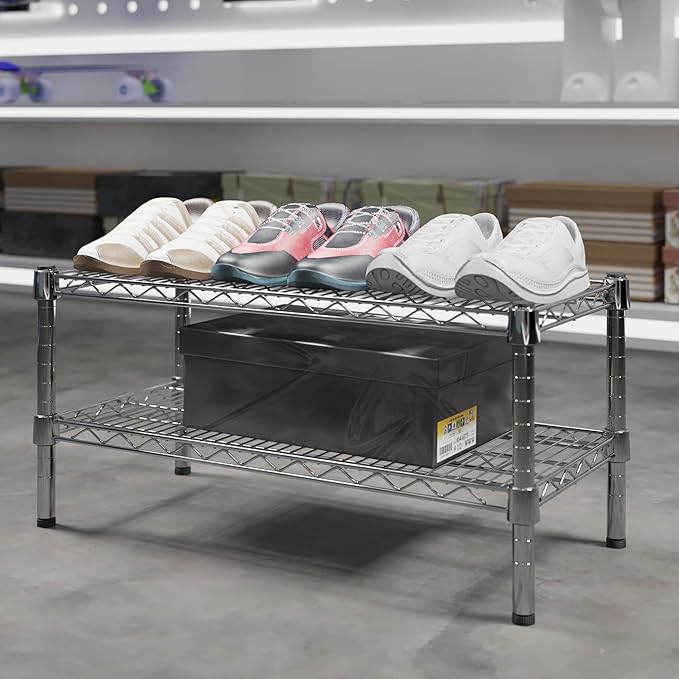 Regal Altair 14" Deep x 30" Wide x 14" Height Wire Shelving Kit | 2-Tier | NSF - Image 2