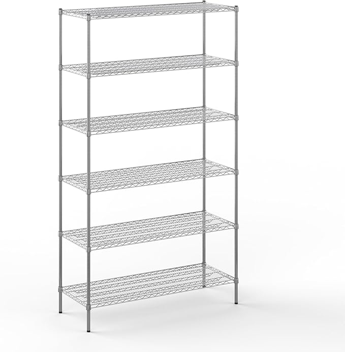 Regal Altair 21" Deep x 54" Wide x 96" Height Wire Shelving Kit | 6-Tier | NSF by Regal+Altair