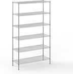 Regal Altair 21" Deep x 54" Wide x 96" Height Wire Shelving Kit | 6-Tier | NSF by Regal+Altair