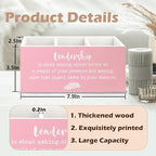URLLUAE Leadership Gifts Wooden Pen Pencil Holder - Image 6