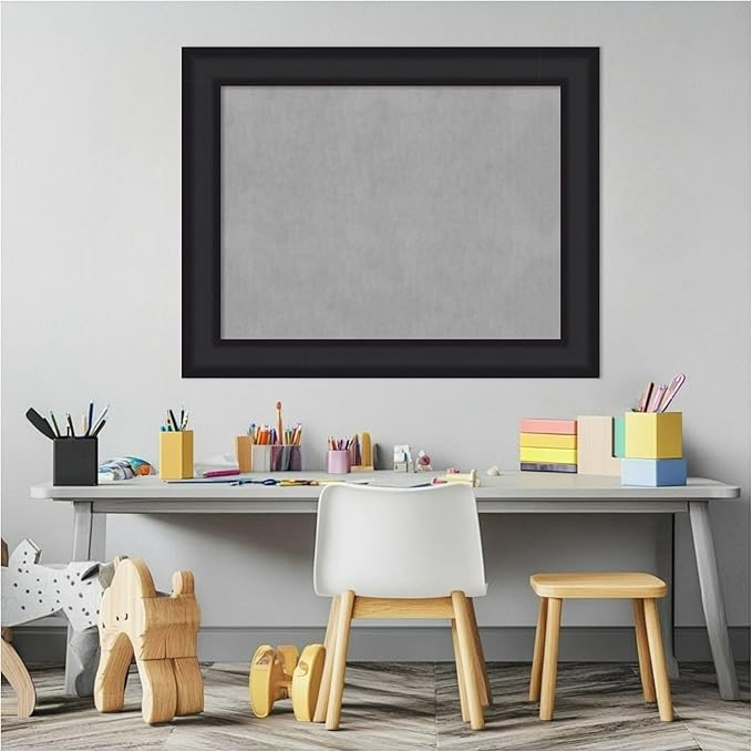Amanti Art Black Framed Magnetic Board 23x29 Medium Vision Board - Image 5
