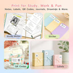 Gloryang JD-23 Sticker Printer, Mini Portable Thermal Printer Print Pod - Image 4