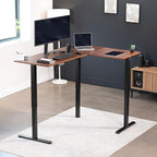 VIVO Electric Corner 63 x 47 inch L-Shaped Standing Desk, Memory Height - Image 2