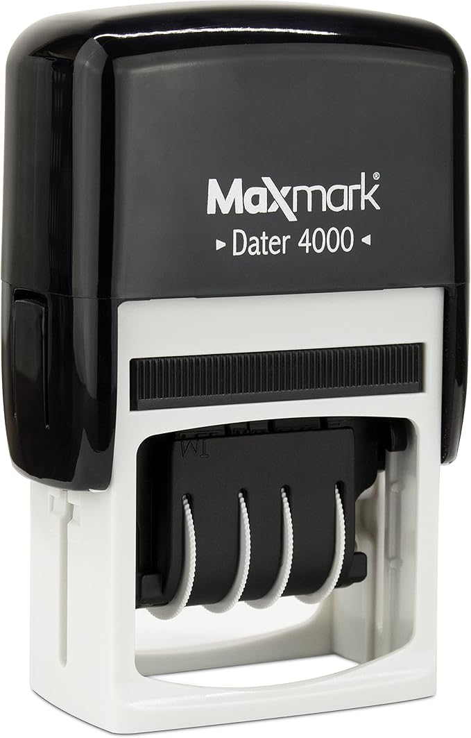 MaxMark Dater 4000 Self Inking Date Stamp - Image 2
