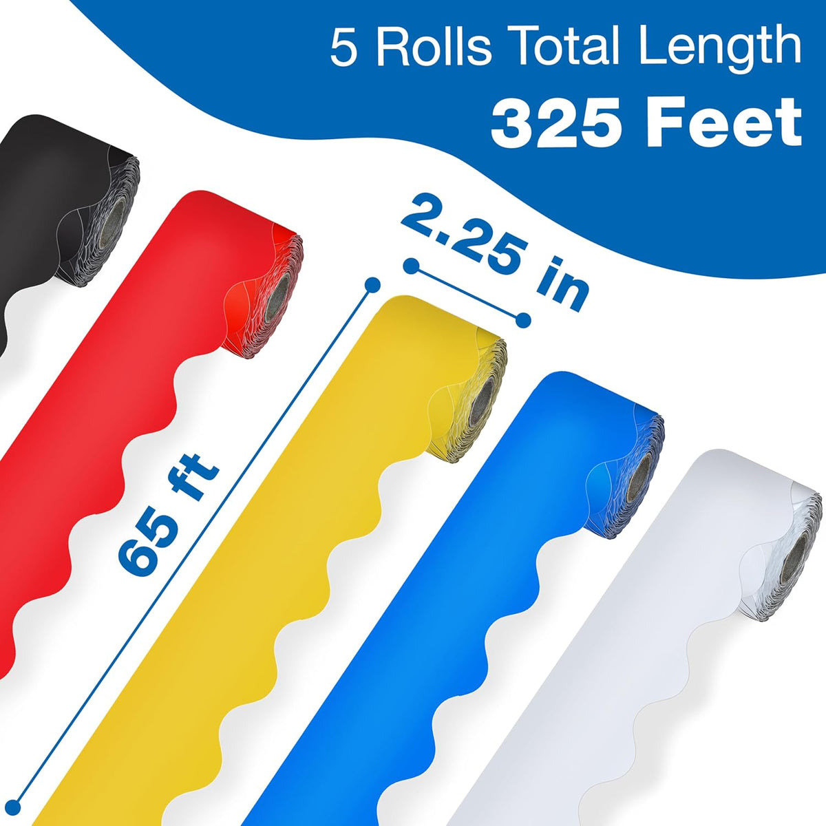 Carson Dellosa Elementary Bulletin Board Borders - 325ft Primary