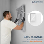 BUBOS 4 Pack Thickened Acoustic Panels, 23.6''x11.8'' Self-Adhesive Sound - Image 8