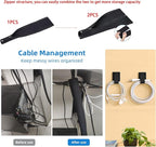 189PCS Cable Management Kit, 6 Cable Sleeve40 Cable Clips - Image 4