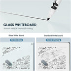 MaxGear Glass Whiteboard, Tempered Magnetic Dry Erase Board 60 x 40 Inch - Image 7
