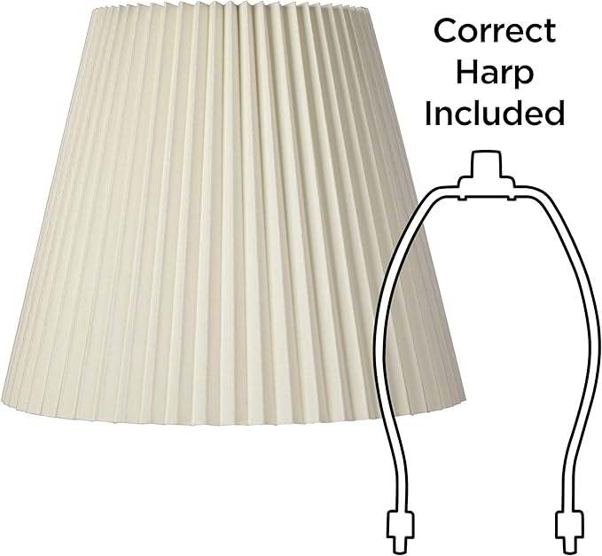 10" Top x 17" Bottom x 14 1/2" High x 14 3/4" Slant Lamp Shade Replacement - Image 6