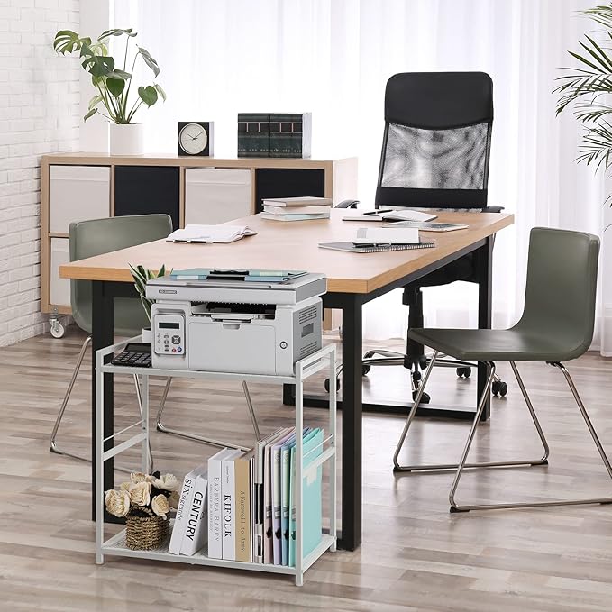 OYEAL Computer Tower Stand, PC Tower Stand Metal Rolling Cart Holds up to 40lbs - Image 5