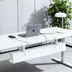 Oxford Cloth Under Desk Cable Management Tray, No-Drill 36" Desk Cable - Image 8